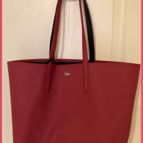 Lacoste Anna Sangria Phantom Reversible Bag - Picture 8 of 8